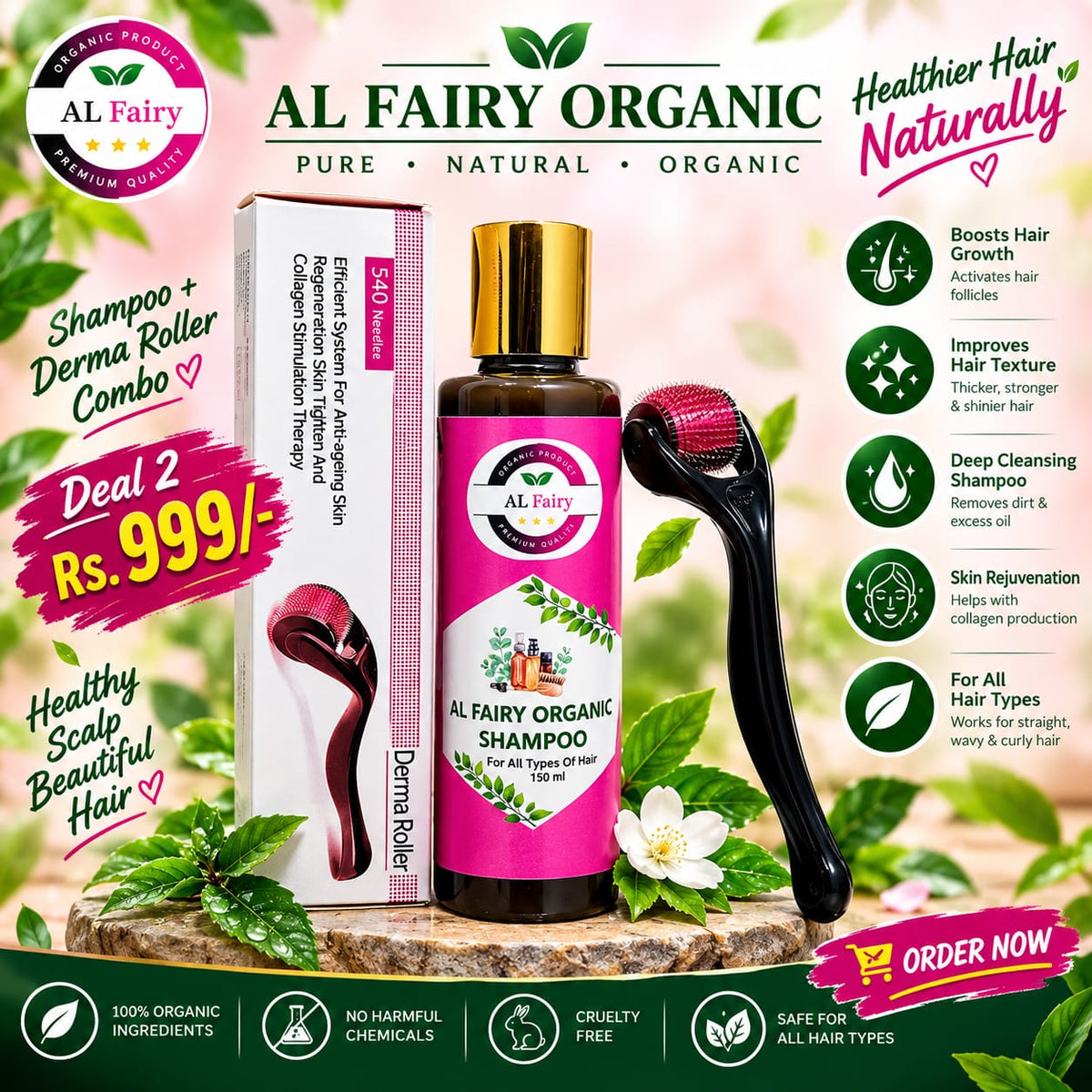 Al Fairy Organic Shampoo - Deal 2
