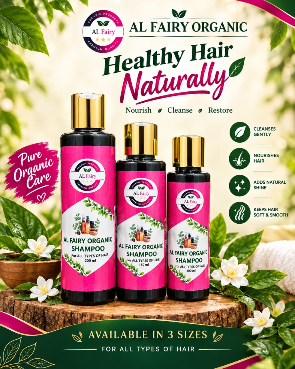 Al Fairy Organic Shampoo